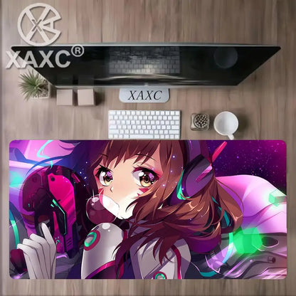 Large Game Overwatch Mouse Pad Kawaii XXL PC Computer Desk Mat Gamer Office Carpet Keyboard Table GamingAccessories MousepadXAXC
