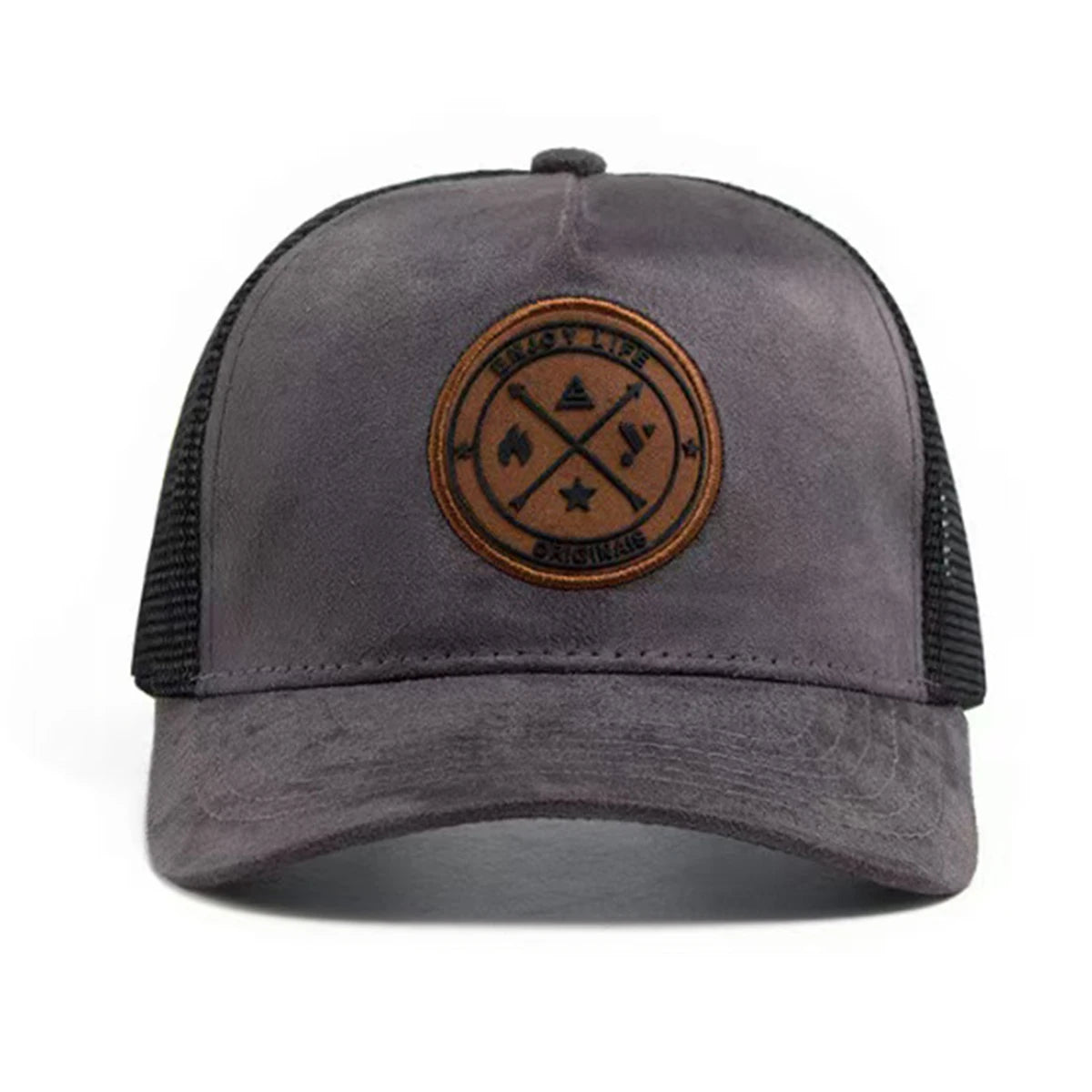 Unisex ENJOY LIFE Label Baseball Net Caps Spring and Summer Outdoor Adjustable Casual Hats Sunscreen Hat Sports Cap