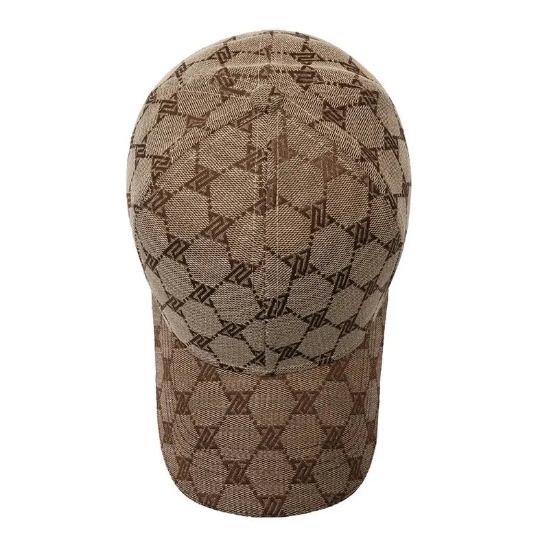 Four Seasons New Sunscreen Three-Line Sewn Baseball Cap Men's And Women's Casual Cap Net Red Distressed 1841 Hat