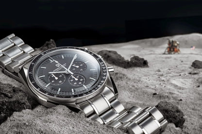 PAGANI DESIGN 2026 New Meteorite pattern dial Luxury Quartz Watch For Men Speed Sport Chronograph AR Sapphire crystal Wristwatch