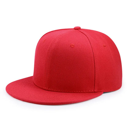 Großhandel: 40 Farben, verstellbare Snapback-Kappen mit flachem Schirm, Damen-Mode, Polyester, einfarbige Baseballmützen, Herren, Hip-Hop, unbedruckte Sportmützen
