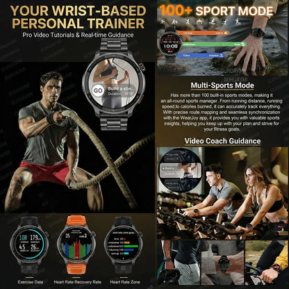 New 4GB Storage Smart Watch GPS Offline Map Local Music Video 200+Custom Dial Swim Outdoor Sport Explosion-proof Military Watchs