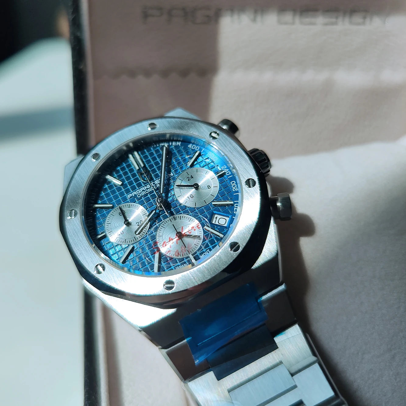 PAGANI DESIGN PD1707 Men's Quartz Watches 40MM Stainless Steel Sapphire Glass Top Brand Watch Gift for Men Reloj Hombre 2024 New