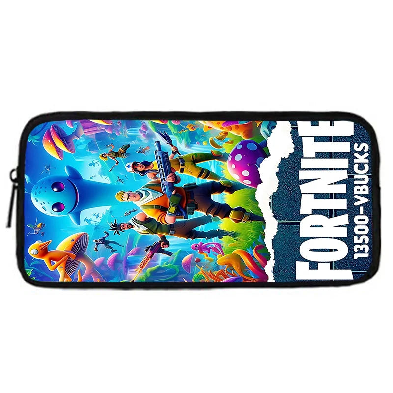 New Game Fortnite Child School Backpack with Shoulder Bag and Pencil Bags, School Bags for Boys and Girls, Best Gift