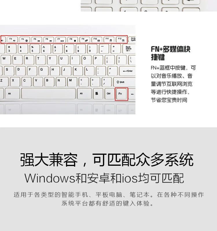 New 2.4G Wireless Keyboard and Mouse Set for Laptop iPad PC Desktop for Android iOS Windows