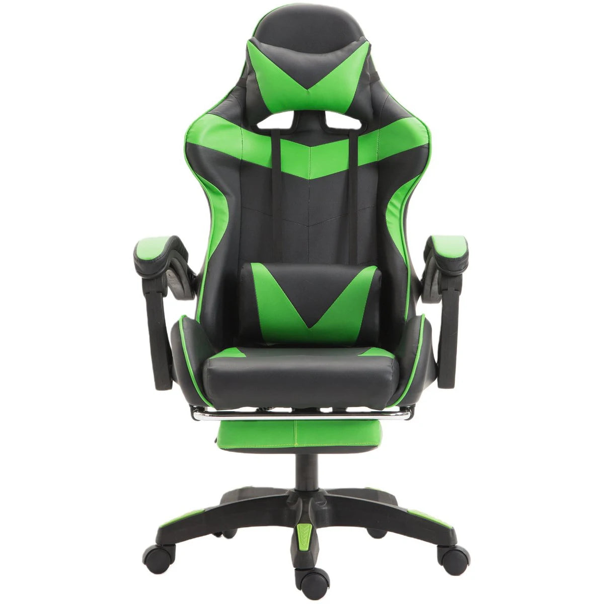 Ergonomic Gaming Chair, Office Chair, Height Adjustable, PU Leather Computer Chair, with Headrest and Lumbar Support, 360° Swivel