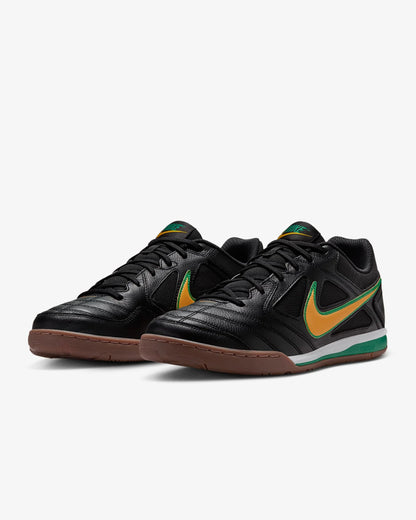 Serie Nike Gato, suaves y cómodas, antideslizantes y resistentes, botas de fútbol para hombre, negras, IB8509-001