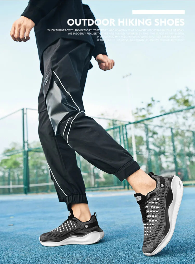 Pánské běžecké boty, sportovní, ležérní, luxusní, módní, lehké, prodyšné, na jogging, pohodlné na chůzi