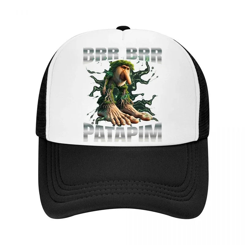 Casquette de baseball italienne Brainrot pour enfants, casquette décontractée pour garçon, chapeaux de sport pour enfants, chapeaux de soleil Tung Sahur Tralalers Shark, bonnet ajustable, cadeau pour homme