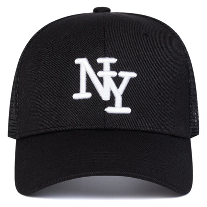 Unisex Letter Embroidery Baseball Net Caps Spring and Summer Outdoor Adjustable Casual Hats Sunscreen Hat Sports Cap