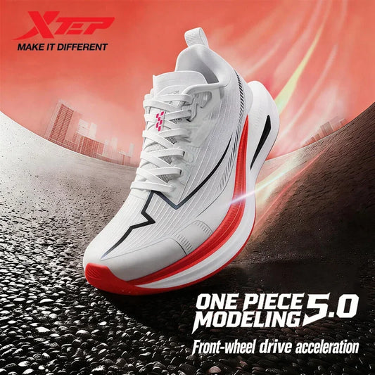 Xtep One Piece Modeling 5.0 Impact-Resistant Male‘s Combat Lightweight Quick-Drying Marathon Running Sneakers 874219110036