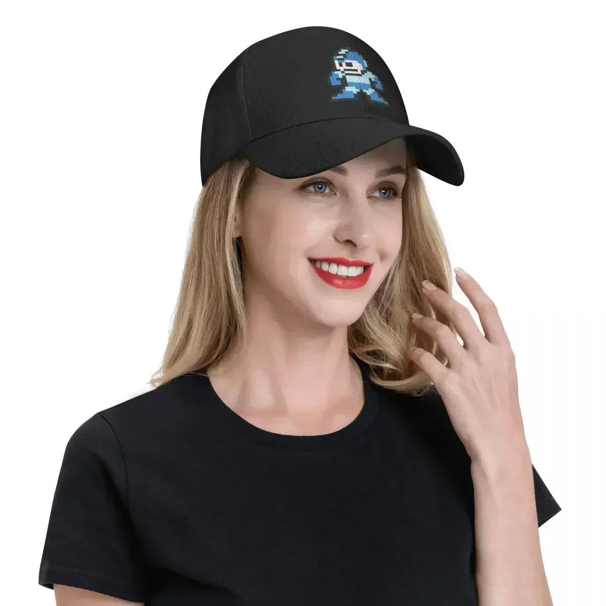 Megaman 8-Bit-Baseballkappe Sommerhut Strand Herren Golfbekleidung Damen