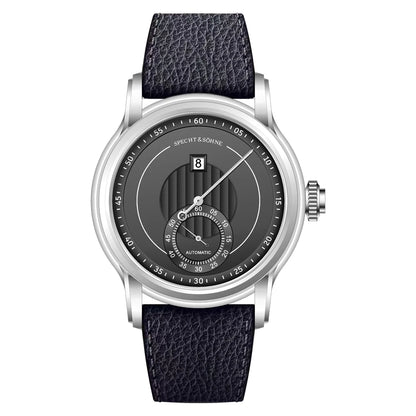 Novidade 2026 Relógio de Luxo Specht & Söhne Jump Hour Automático Mecânico para Homem, Cristal de Safira, Relógio de Pulso em Aço Inoxidável