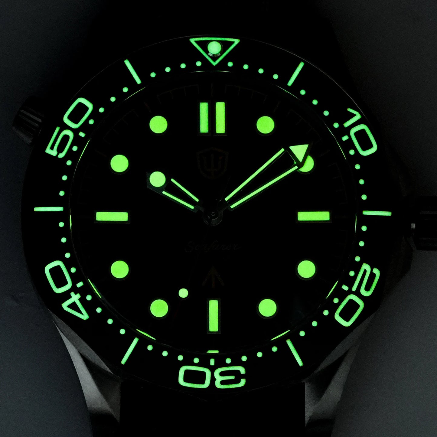 Watchdives WD007Q Diver Watch VH31 Sweep Second Quartz Movement Luminous Domed Sapphire Crystal Watches 42mm Titanium Watches