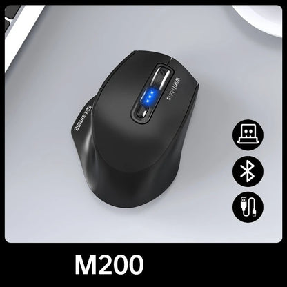 Žična USB miška z RGB-osvetlitvijo, tiha, ergonomska, z nastavljivim DPI, za namizni računalnik, prenosnik, PC, pisarno, gaming, dom in vsakodnevno delo