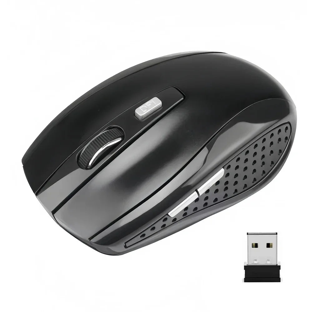 Wireless Mouse 2.4G Silent Mouse Portable Mobile Optical Office Mouse 1600 Adjustable DPI Levels for Notebook PC Laptop MacBook