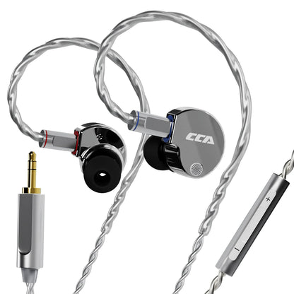 CCA Phoenix Metal Alloy Body 10mm Dual Magnetic Dynamic Coil HIFI Sound Quality In Ear Wired Esports Music Earphones