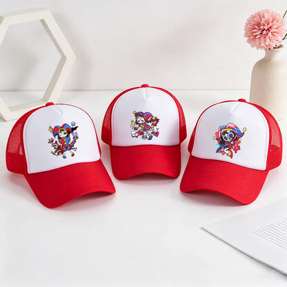 Casquette de baseball « The Amazing Digital Circus » pour adulte, imprimé anime, style athleisure estival pour étudiants, ajustable, chapeau de soleil mignon, cadeau