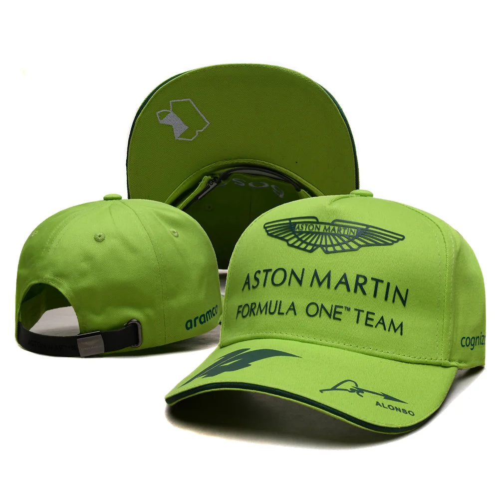 Casquette de baseball Aston Martin F1 Team Fernando Alonso pour homme, casquette à visière pour l'entraînement quotidien, casquette de sport d'extérieur, casquette anti-UV, casquette décontractée pour femme