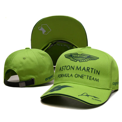 Casquette de baseball Aston Martin F1 Team Fernando Alonso pour homme, casquette à visière pour l'entraînement quotidien, casquette de sport d'extérieur, casquette anti-UV, casquette décontractée pour femme