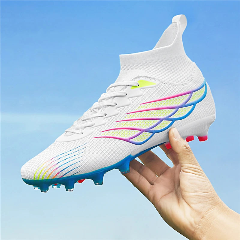 2026 New Superfly FG Football Boots Outdoor Soccer Cleat Black Shoes Soft Sport Professional Shoes Breathable Comfortable Boots