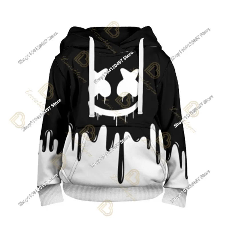 2-14Y Sweatshirt Fortnite Child Print Hoodie Sweatshirts Boys Girls Fashion Harajuku Jacket Kids Clothes Games Cosplay Costume