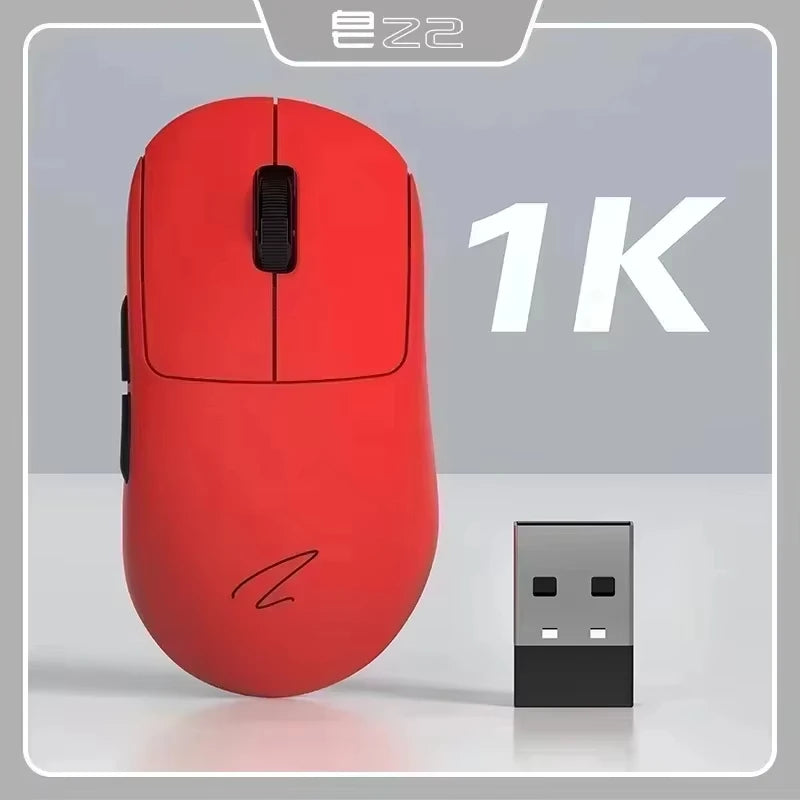 Zaopin Z2 Wireless Mouse 3 Mode Paw3395 4k Return Lightweight ESports Mouse Custom Computer Gaming PC Gamer Accessory Mice Gifts