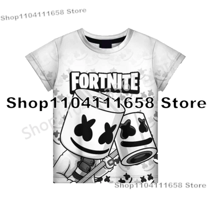 Birthday Gifts 3D Print Banana Peely Team Leader Bear F-Fortnite T Shirt T-shirt Men's Tee Battle Royale Game Summer Tops
