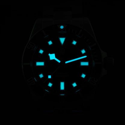 Watchdives WD1969 PRO Men Quartz Watch Sapphire Crystal Luminous Waterproof VH31Sweep Seconds Movement Stainless Steel Watches