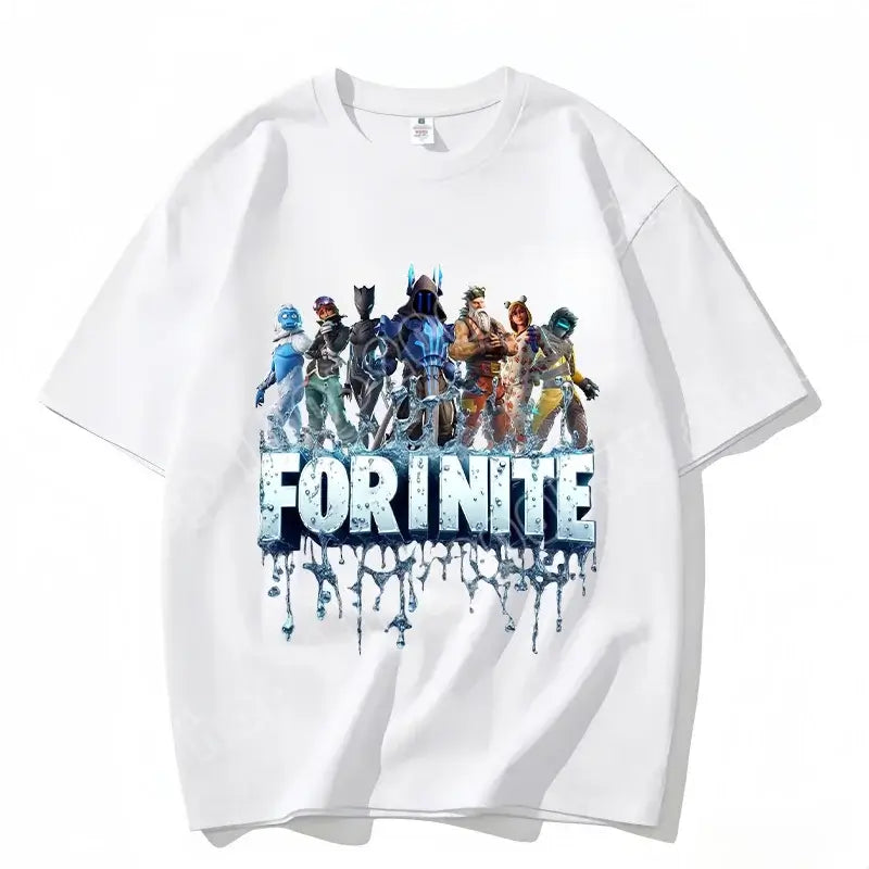 Fortnite majica s okruglim izrezom, uniseks za odrasle, gaming plesna moda, nova, od čistog pamuka, kratkih rukava, savršena za ležerno nošenje i odmor