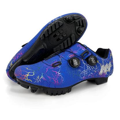 Scarpe da ciclismo professionali per bici da strada da uomo da gara con chiusura automatica, scarpe da ciclismo da donna con tacchetti SPD