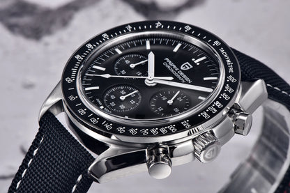 PAGANI DESIGN Nouvelle CK2988 Moon Watches Montre rétro de luxe à quartz pour homme Verre saphir Chronographe de vitesse Montre-bracelet pour homme