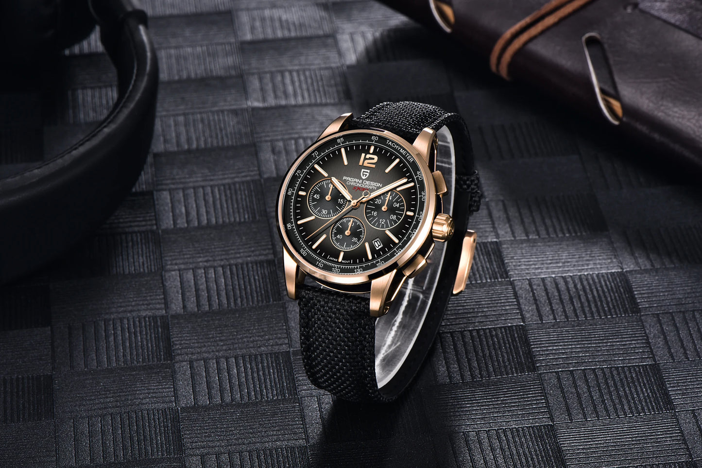 PAGANI DESIGN 2025 New Men Quartz Watches VK63 Fashion Casual 100M Water Resistant Sapphire Glass Stainless Steel Watches