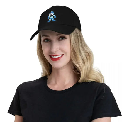 Megaman 8-Bit-Baseballkappe Sommerhut Strand Herren Golfbekleidung Damen