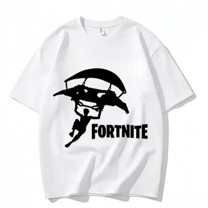 Fortnite majica s okruglim izrezom, uniseks za odrasle, gaming plesna moda, nova, od čistog pamuka, kratkih rukava, savršena za ležerno nošenje i odmor