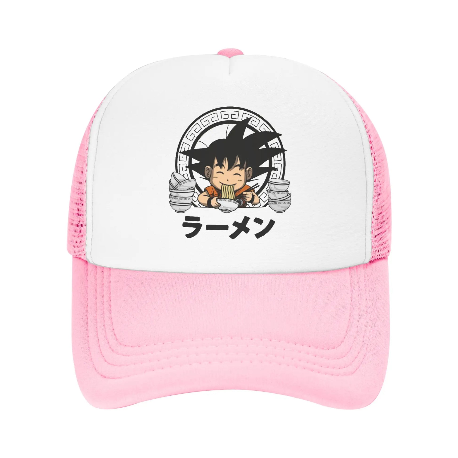Goku Kid Ramen Dragon Ball Trucker Hat Men Women Vintage Anime Manga Hats Sports Cap Adjustable Polyester Baseball Caps Summer, Produit gaming premium Fraquane