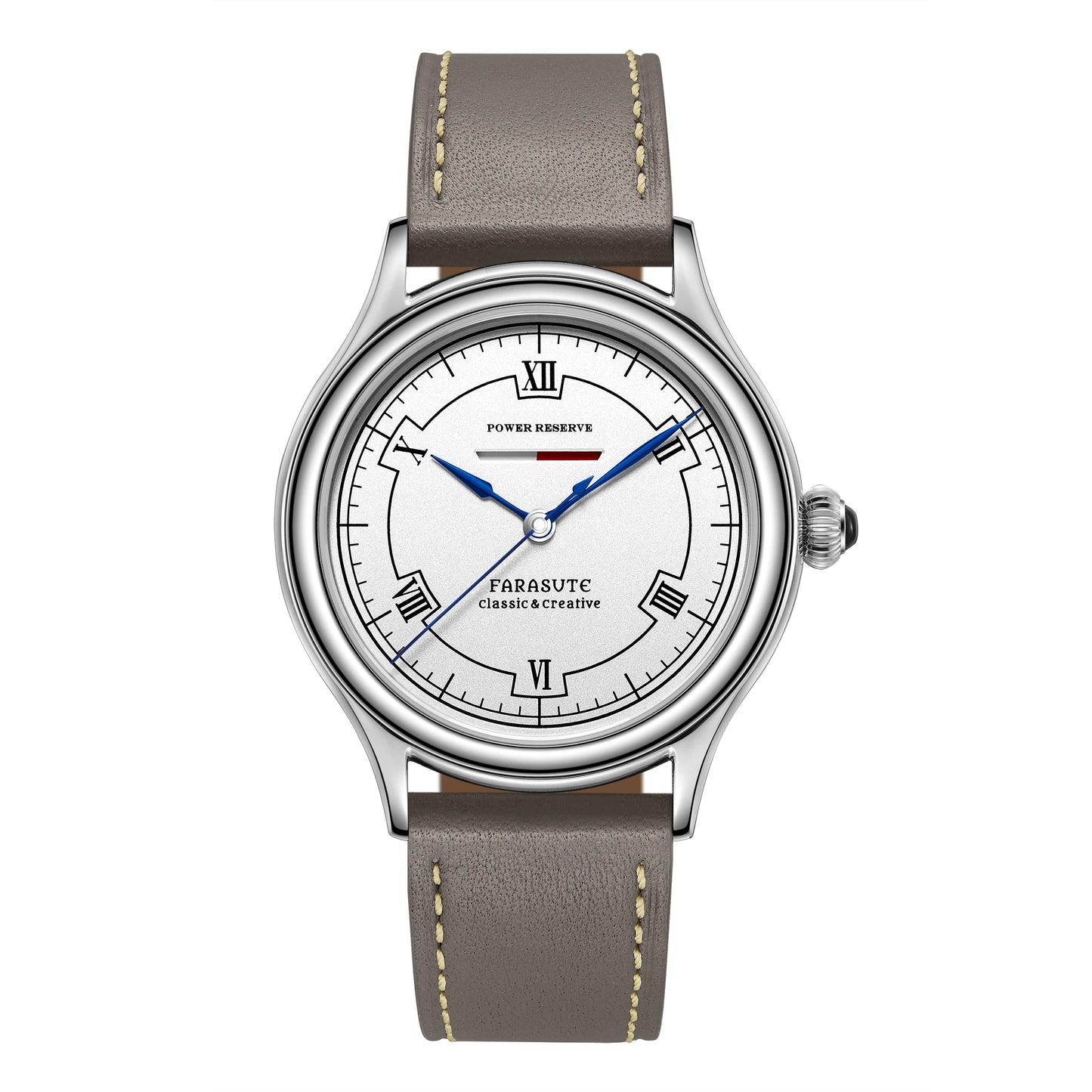 FARASUTE Luxury Men Manual Mechanical Watch Seagull Movement Power Reserve 80 Hours Sapphire Glass Stainless Steel Watch Reloj