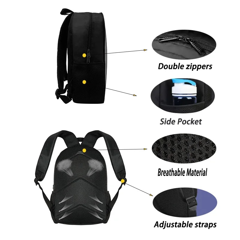 New Game Fortnite Child School Backpack with Shoulder Bag and Pencil Bags, School Bags for Boys and Girls, Best Gift