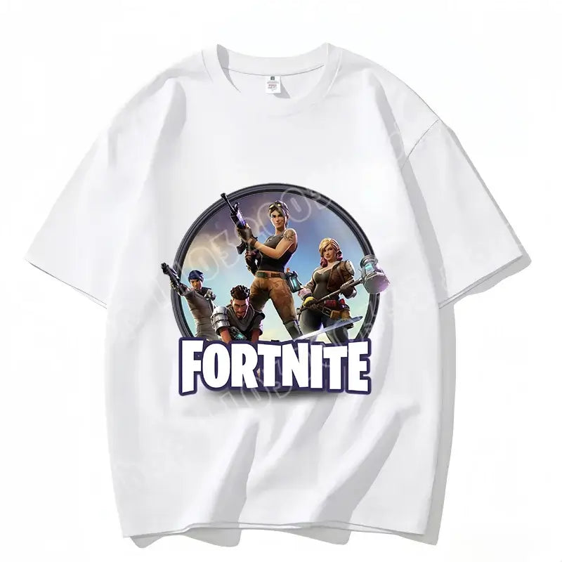 Fortnite majica s okruglim izrezom, uniseks za odrasle, gaming plesna moda, nova, od čistog pamuka, kratkih rukava, savršena za ležerno nošenje i odmor