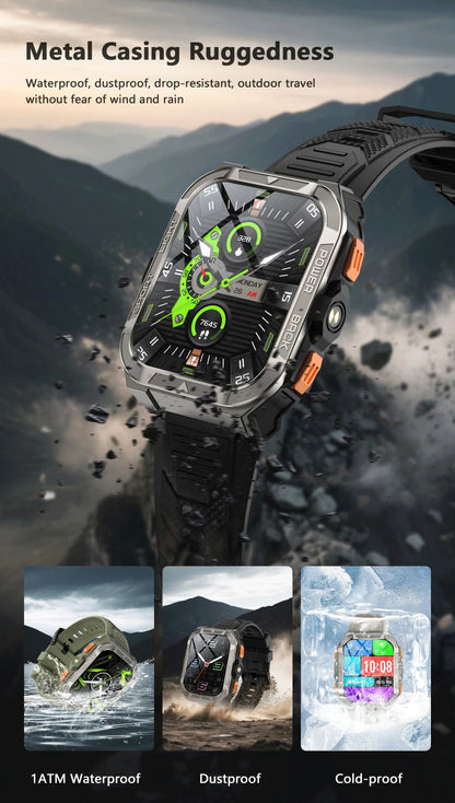 Blackview W80 Pro AI GPT Smart Watch, Precise GPS, 900mAh Battery, 1.43" AMOLED, Flashlight, Waterproof Sport Watch Men & Women
