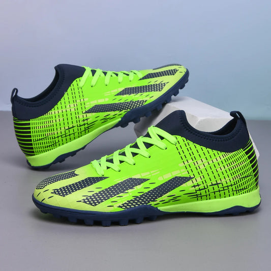 New Men Soccer Shoes Futsal Indoor Football Boots Sport Match Training Kids TF Cleats Grass Ankle Hot-selling High-quality Light.