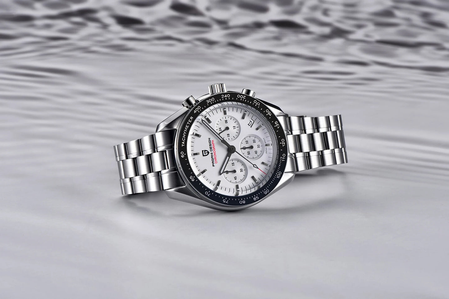PAGANI DESIGN 2026 New Meteorite pattern dial Luxury Quartz Watch For Men Speed Sport Chronograph AR Sapphire crystal Wristwatch