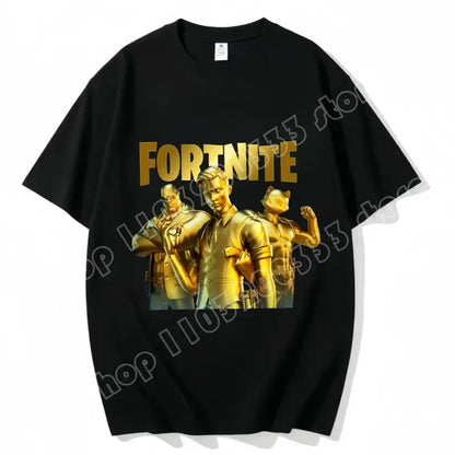 Fortnite majica s okruglim izrezom, uniseks za odrasle, gaming plesna moda, nova, od čistog pamuka, kratkih rukava, savršena za ležerno nošenje i odmor