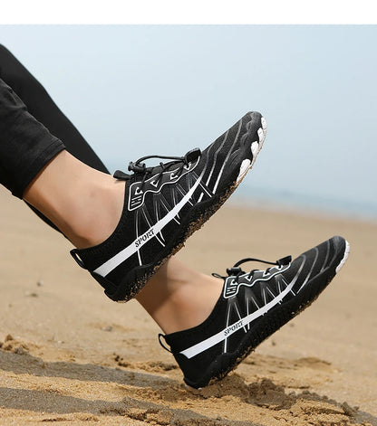 2025 New Water Shoes Barefoot Beach Sports Shoes High-quality Non-slip Swimming Shoes Five-finger Casual Sports Shoes Unisex