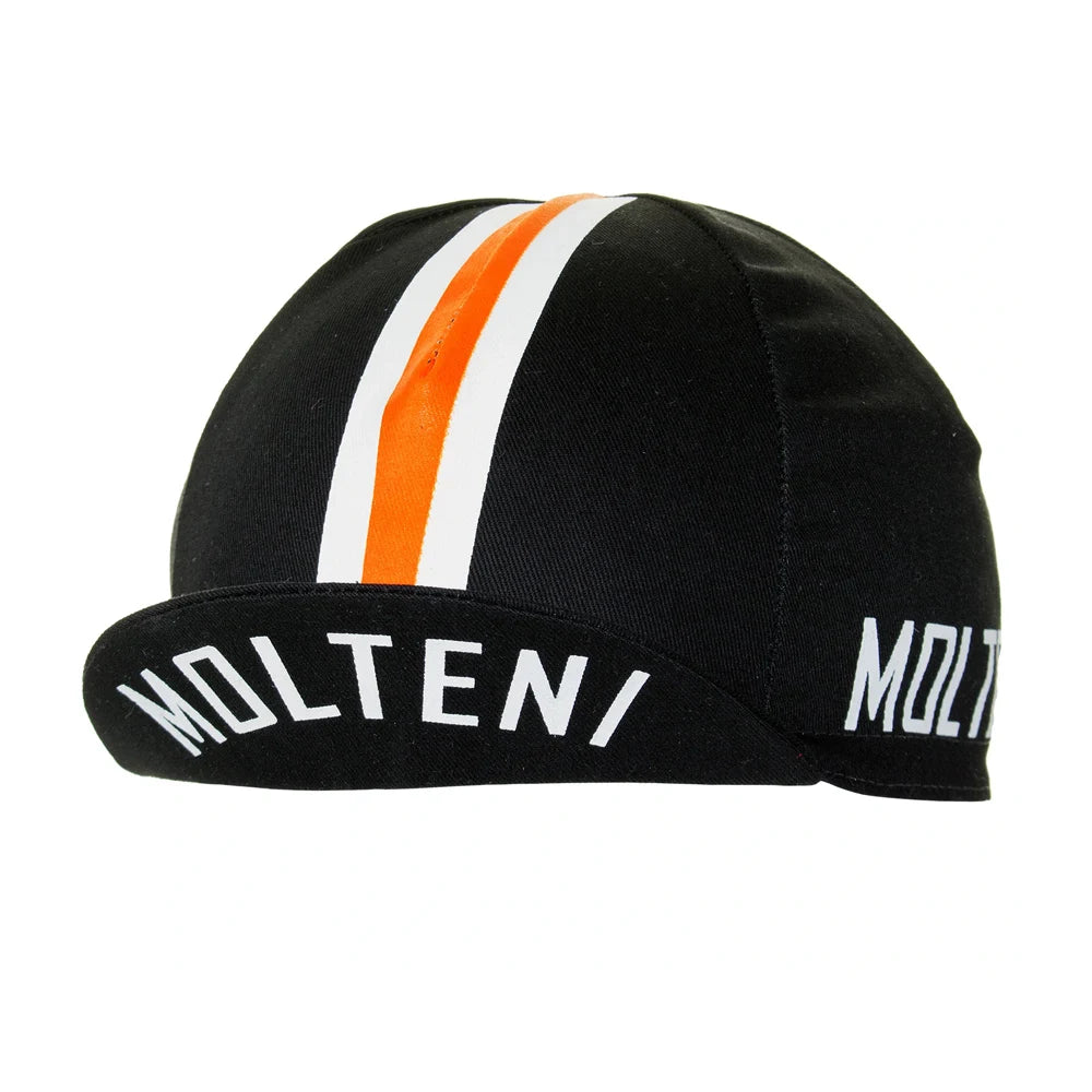 Retro Team Molteni Radmütze – atmungsaktiv, Sonnenschutz, Outdoor-Sportmütze, Unisex
