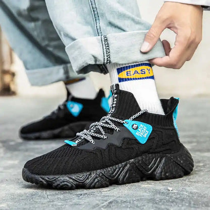 Natural Leather Key Height Summer Sneakers For Skateboarding Athletic Shoes For Men Grey Boots Sport Running Shoes