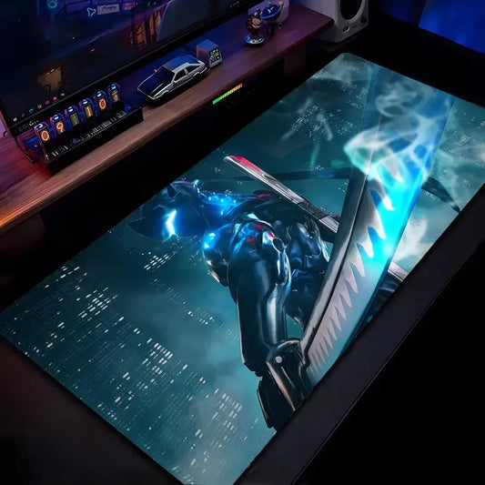 Overwatch Genji Mouse Pad Mousepad HD Printing Computer Gamers Locking Edge Non-slip Mouse Pad XXL90x40cm Keyboard PC Desk Pad