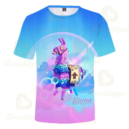 Fortnite Victory Kinderbekleidung für Jungen und Mädchen, Battle Royale 3D-Sweatshirt, Oberteile für Jungen und Mädchen, Kinder-T-Shirt, Hero-Teen-Tops
