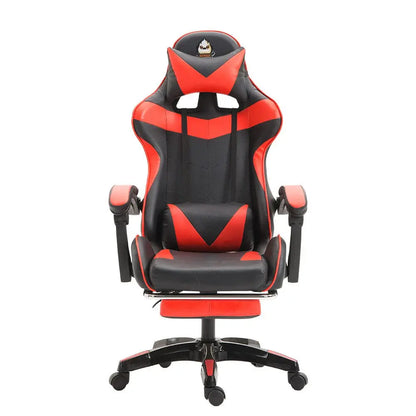 Ergonomic Gaming Chair, Office Chair, Height Adjustable, PU Leather Computer Chair, with Headrest and Lumbar Support, 360° Swivel