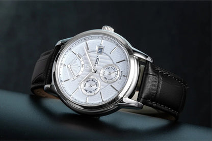 BERNY Luxury Automatic Watches for Men Fashion Elegant Mechanical Wristwatch Sapphire Date Week High-end Men's Dress Watch